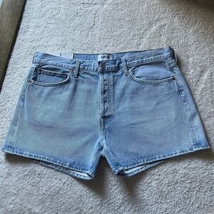NWT Agolde Parker Long Short Loose Fit Vintage Shorts Size 33